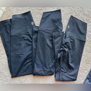 Born Primitive Black legging Lot of 3 with butt scrunch|all Size Small|